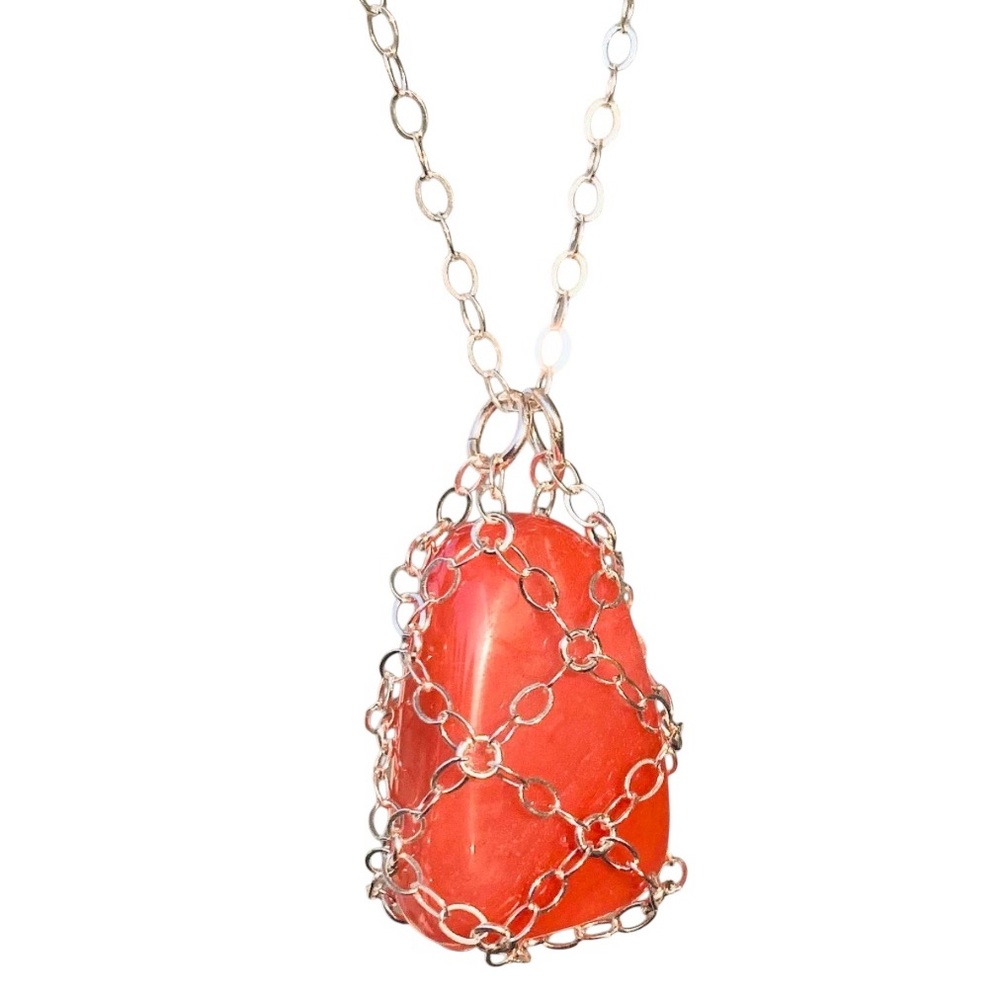 CRYSTAL PENDANT CHAIN MACRAME NECKLACES💋